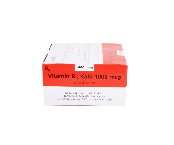 Dung dịch tiêm Vitamin B12 Kabi 1000mcg (100 ống/hộp)